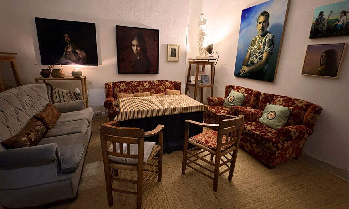 Sala de lectura de El Taller del Aire