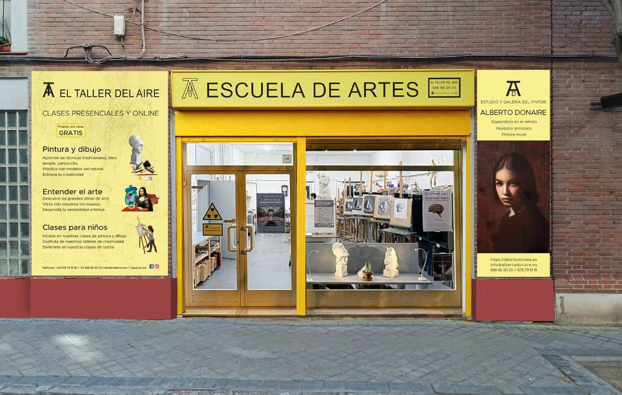 Exterior of El Taller del Aire in Madrid